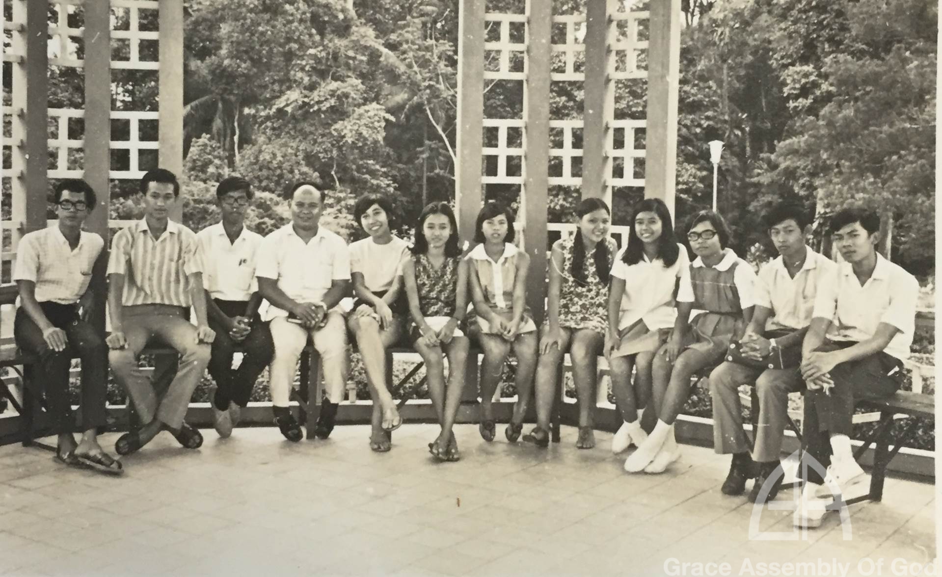 Bible Study Class Outing with Pastor Oh at Botanic Gardens
